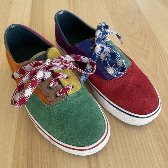 UNIF Colorblock Corbin Leather Sneakers Unisex Men’s 5 Women’s 6.5 Mismatch - Picture 5 of 9